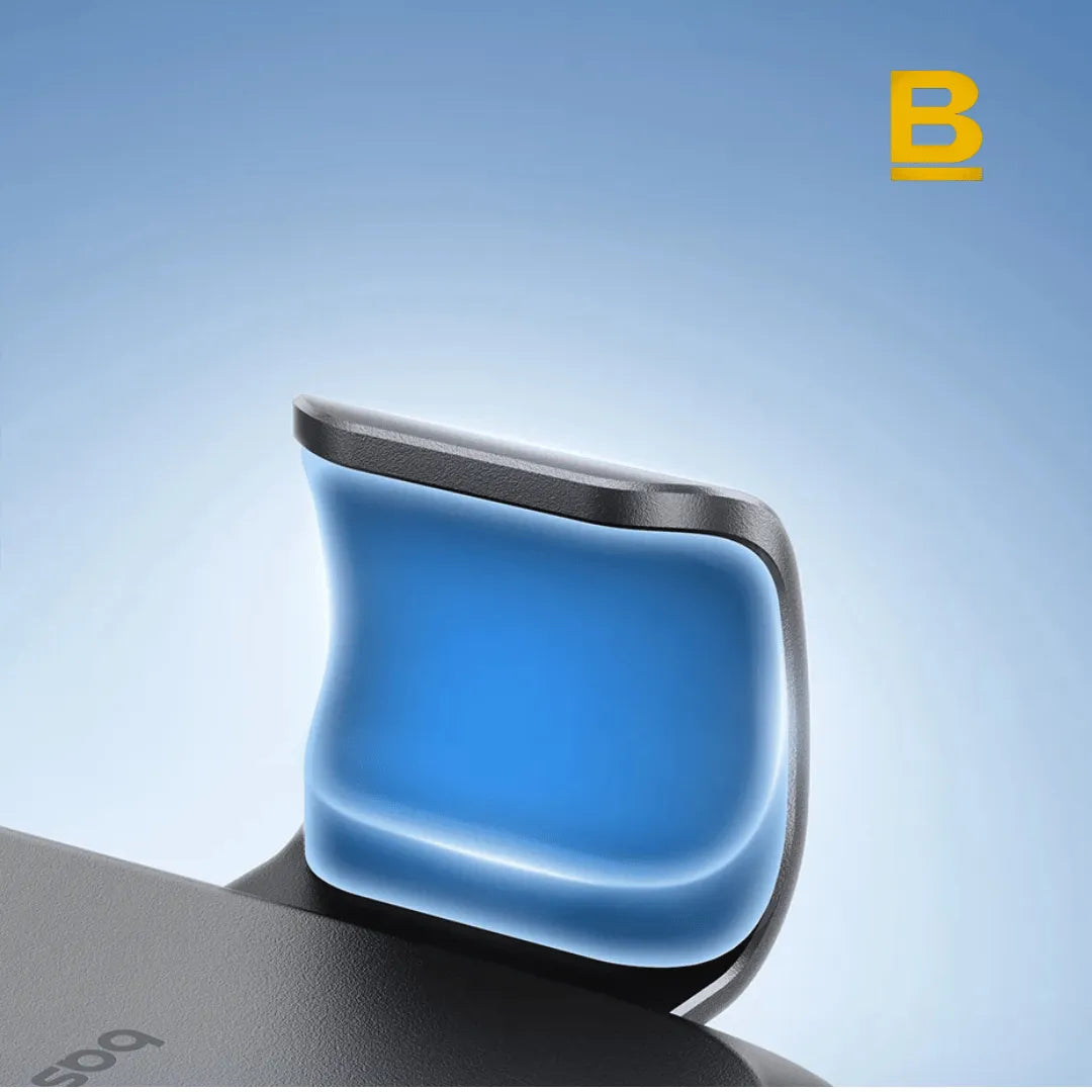 Suporte de Celular Baseus em Metal – Encaixe por Gravidade com Gancho de Aço Antioscilação para Carros